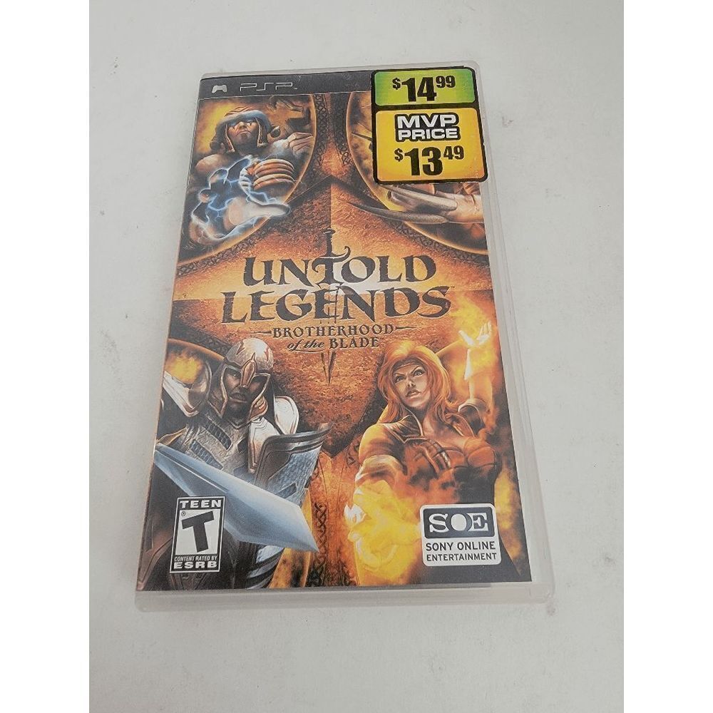 Sony PSP Untold Legends Brotherhood of the Blade Game UMD